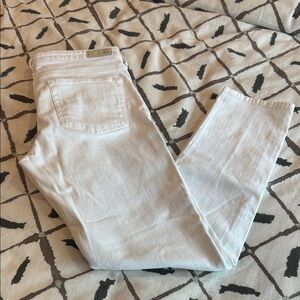 AG Adriano Goldschmied White Skinny Jeans for Women